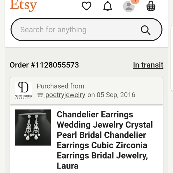 🇦🇺 Pearl & Cubic Zirconia Earrings - Picture 5 of 7